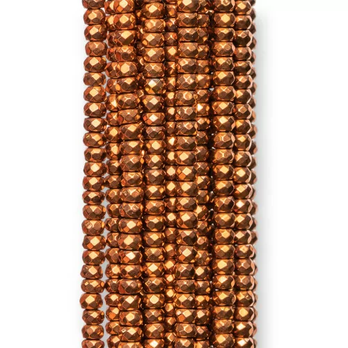 Ematite Bronzo Rondelle Sfaccettate 3x2mm-EMATITE BRONZO | Worldofjewel.com