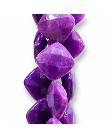 Giada Viola Rombo Piatto Sfaccettato 16mm-GIADA VIOLA | Worldofjewel.com