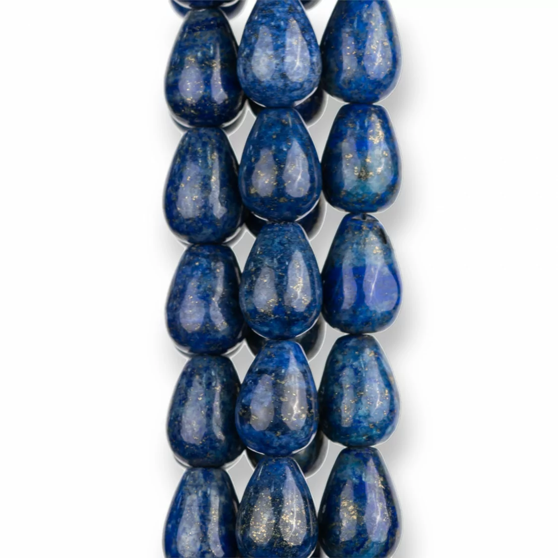 Lapislazzuli Blu Naturale Gocce Briolette Lisce 10x14mm-LAPISLAZZULI BLU NATURALE | Worldofjewel.com