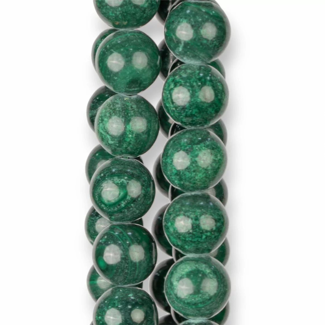 Malachite Grezzo Tondo Liscio 7mm-MALACHITE | Worldofjewel.com