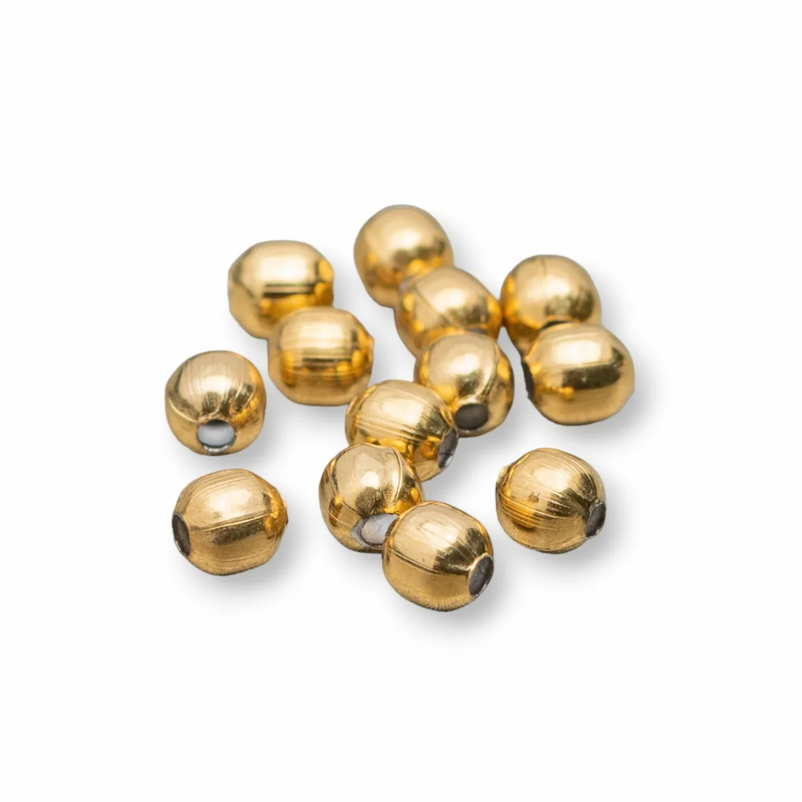 Palline Di Acciaio 3mm 25gr Placcato Oro 600pz-PALLINE LISCE | Worldofjewel.com