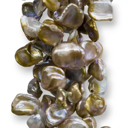 Perle Di Fiume Pepite Keshi 50-60gr Bronzo Chiaro-PERLE FANTASIA ECONOMICA | Worldofjewel.com