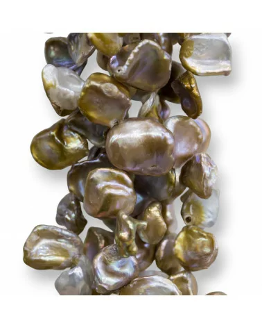 Perle Di Fiume Pepite Keshi 50-60gr Bronzo Chiaro-PERLE FANTASIA ECONOMICA | Worldofjewel.com