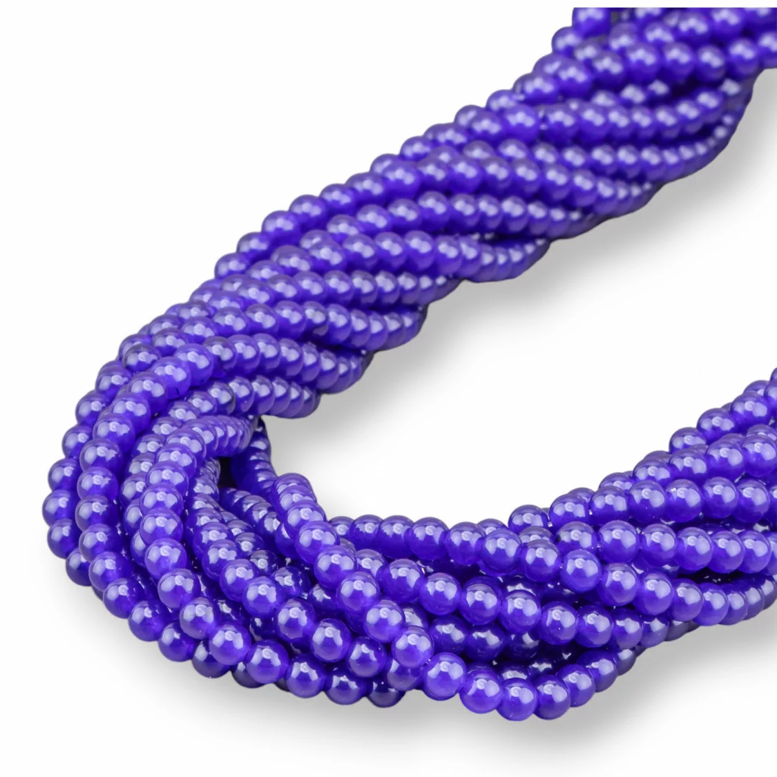 Giada Viola Tondo Liscio 4mm-GIADA VIOLA | Worldofjewel.com