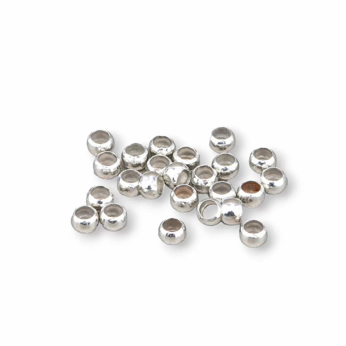 Schiaccini Componenti Tecnici Di Ottone 2,5mm 70gr Circa Rodiato-SCHIACCINI | Worldofjewel.com