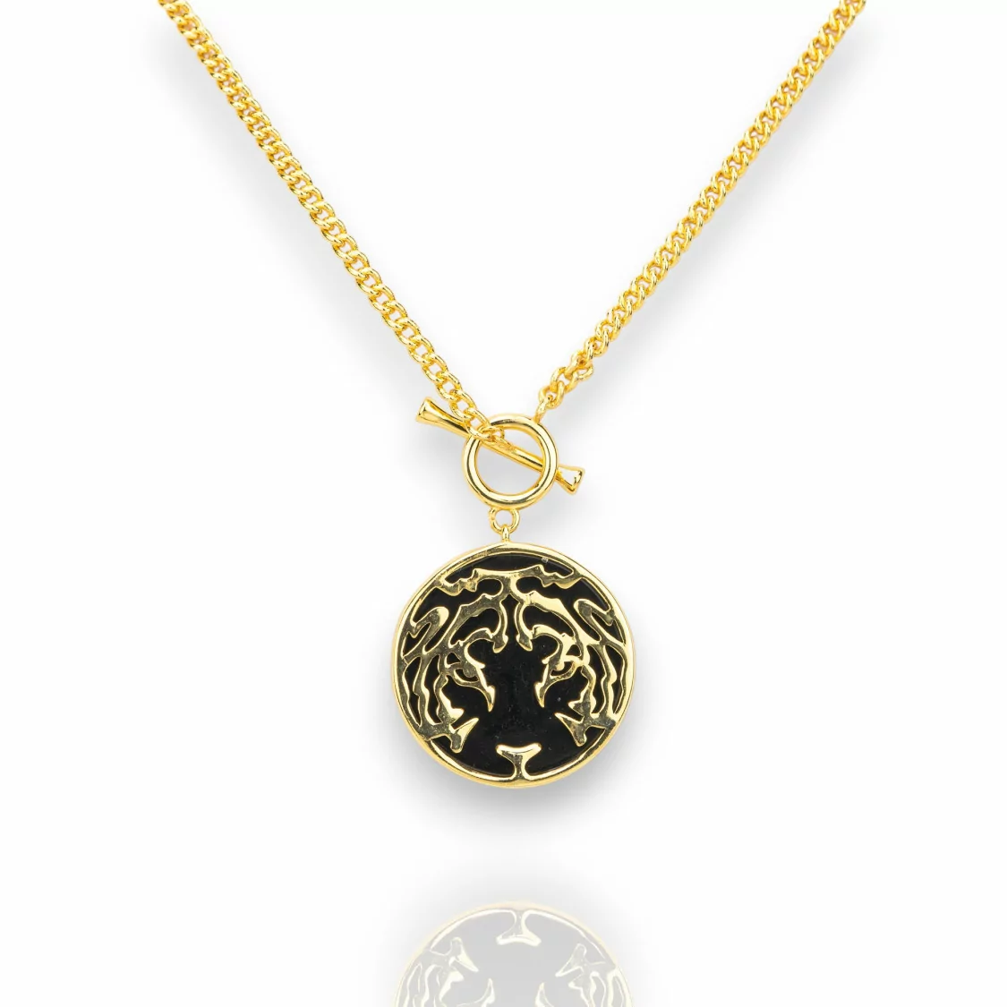 Collana Di Bronzo Collezione Luna Placcato Oro-COLLEZIONE LUNA | Worldofjewel.com