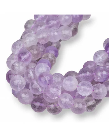 Ametista Lavanda Clear Perlina Tonda Sfaccettata 10mm-AMETISTA CHIARA | Worldofjewel.com