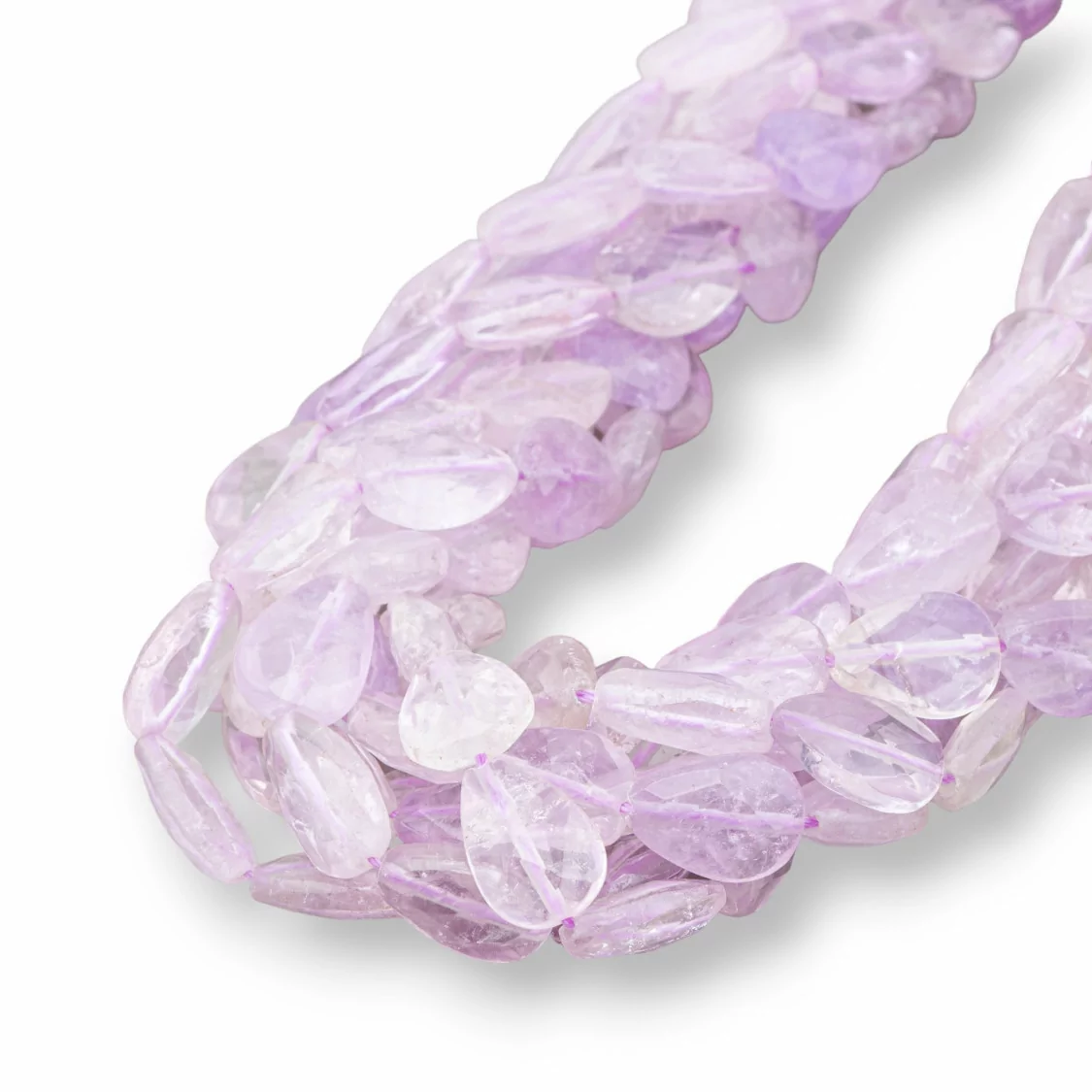 Ametista Lavanda Clear Gocce Piatto Sfaccettato 10x14mm-AMETISTA CHIARA | Worldofjewel.com