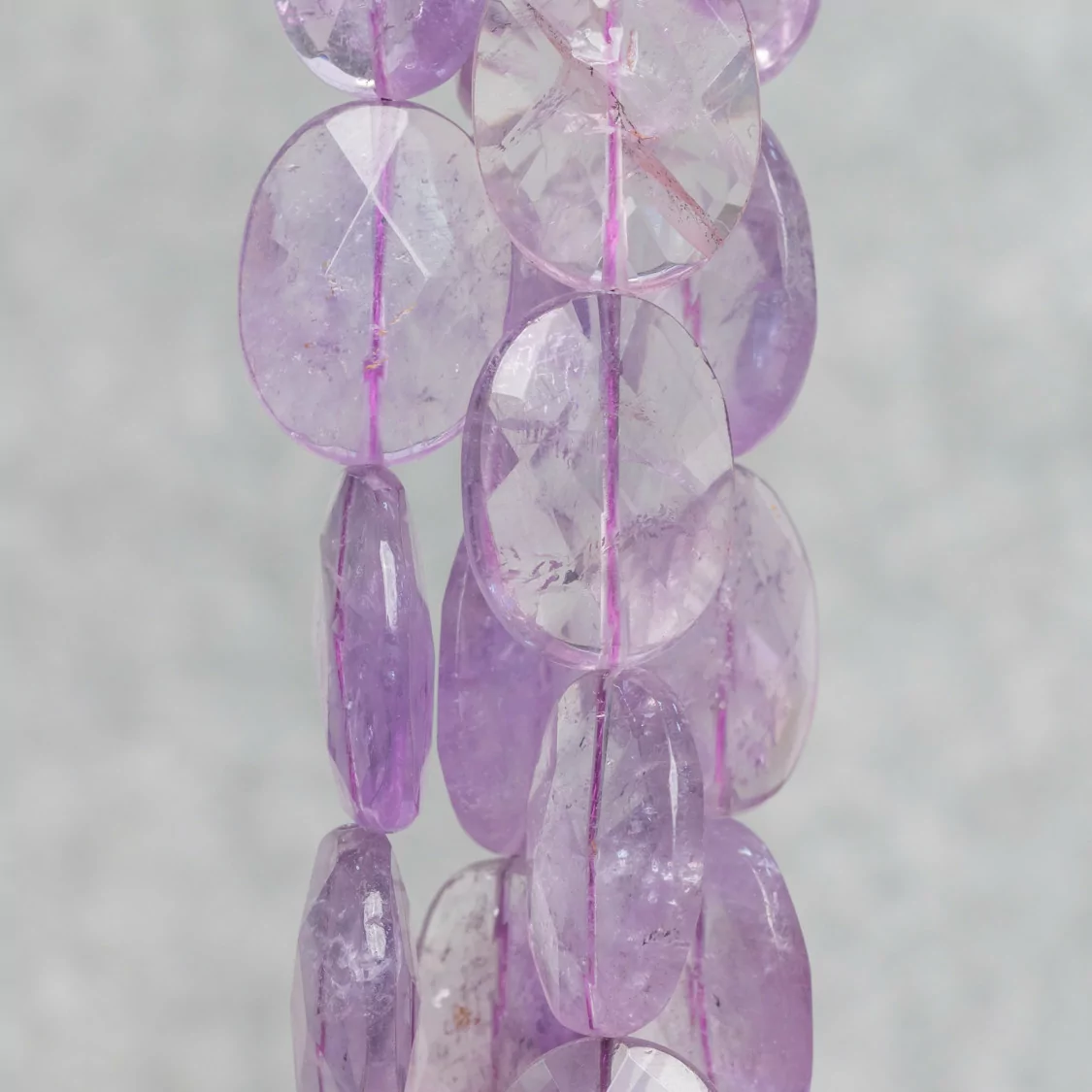 Ametista Lavanda Clear Ovale Piatto Sfaccettato 16x22mm-AMETISTA CHIARA | Worldofjewel.com