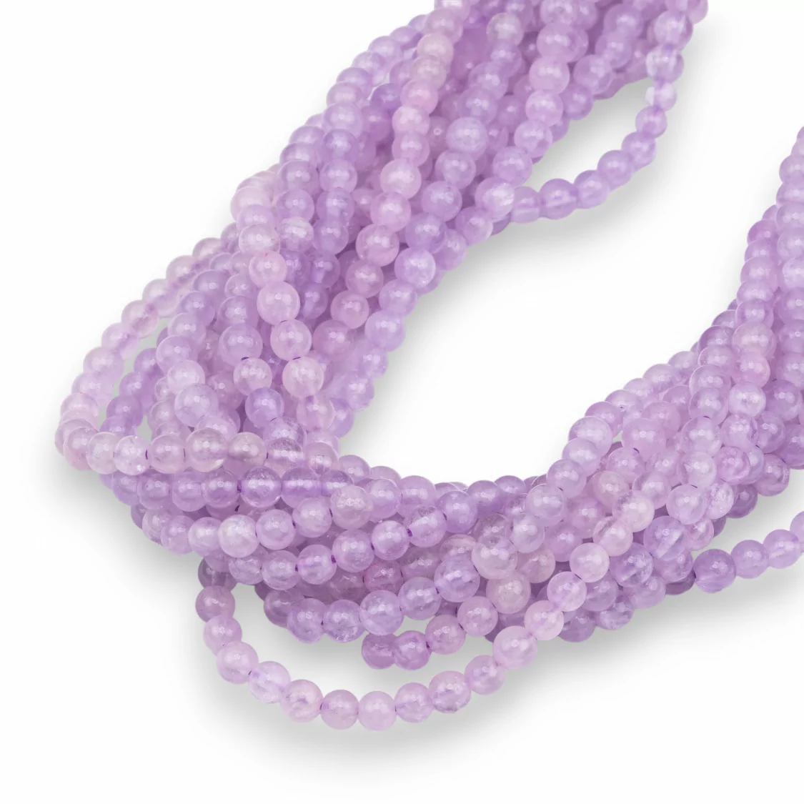 Ametista Lavanda Intenso Tondo Liscio 4mm-AMETISTA LAVANDA | Worldofjewel.com