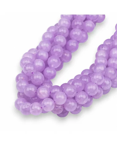 Ametista Lavanda Intenso Tondo Liscio 8mm-AMETISTA LAVANDA | Worldofjewel.com