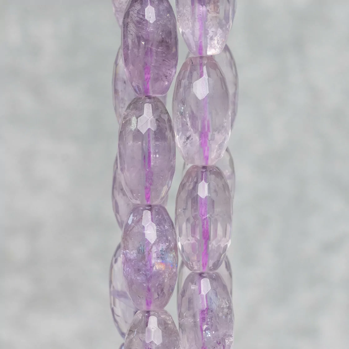 Ametista Lavanda Clear Riso Sfaccettato 10x20mm-AMETISTA CHIARA | Worldofjewel.com