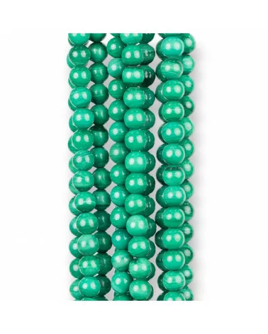 Malachite Tondo Liscio 4mm-MALACHITE | Worldofjewel.com