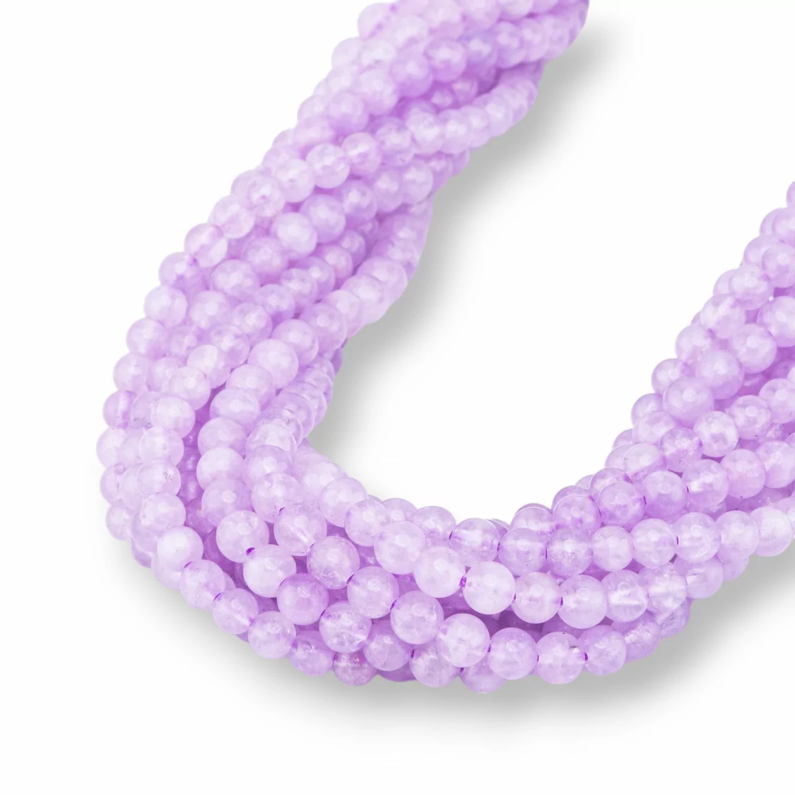 Ametista Lavanda Tondo Liscio 4mm-AMETISTA LAVANDA | Worldofjewel.com