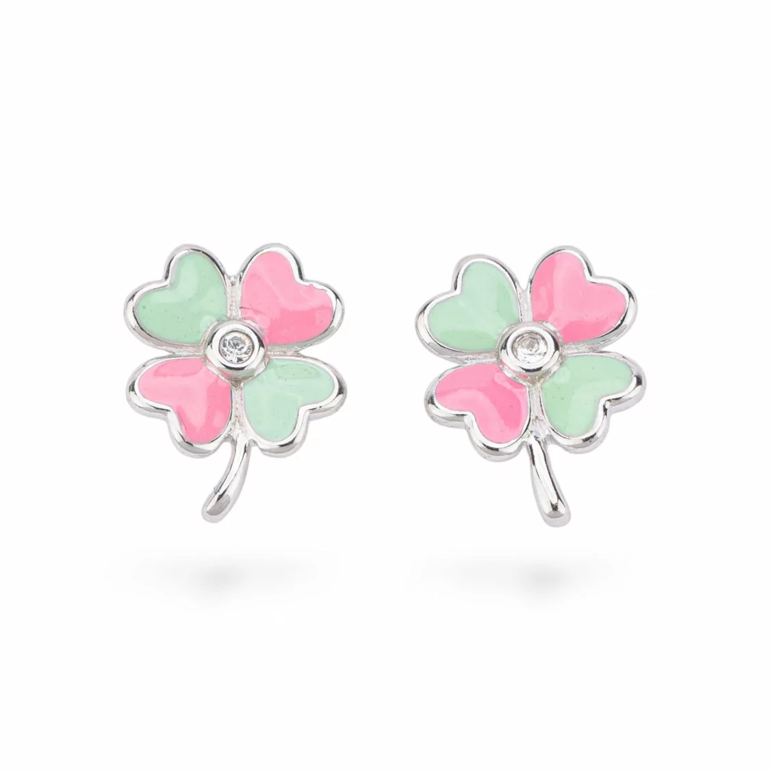 Orecchini Di Argento 925 Smaltati Collezione Flora 3 Coppie-COLLEZIONE FLORA | Worldofjewel.com