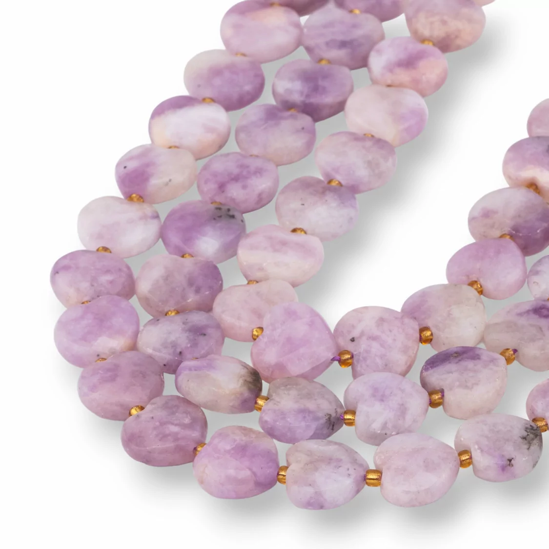 Kunzite Viola Cuore Piatto Sfaccettato 12mm-KUNZITE | Worldofjewel.com