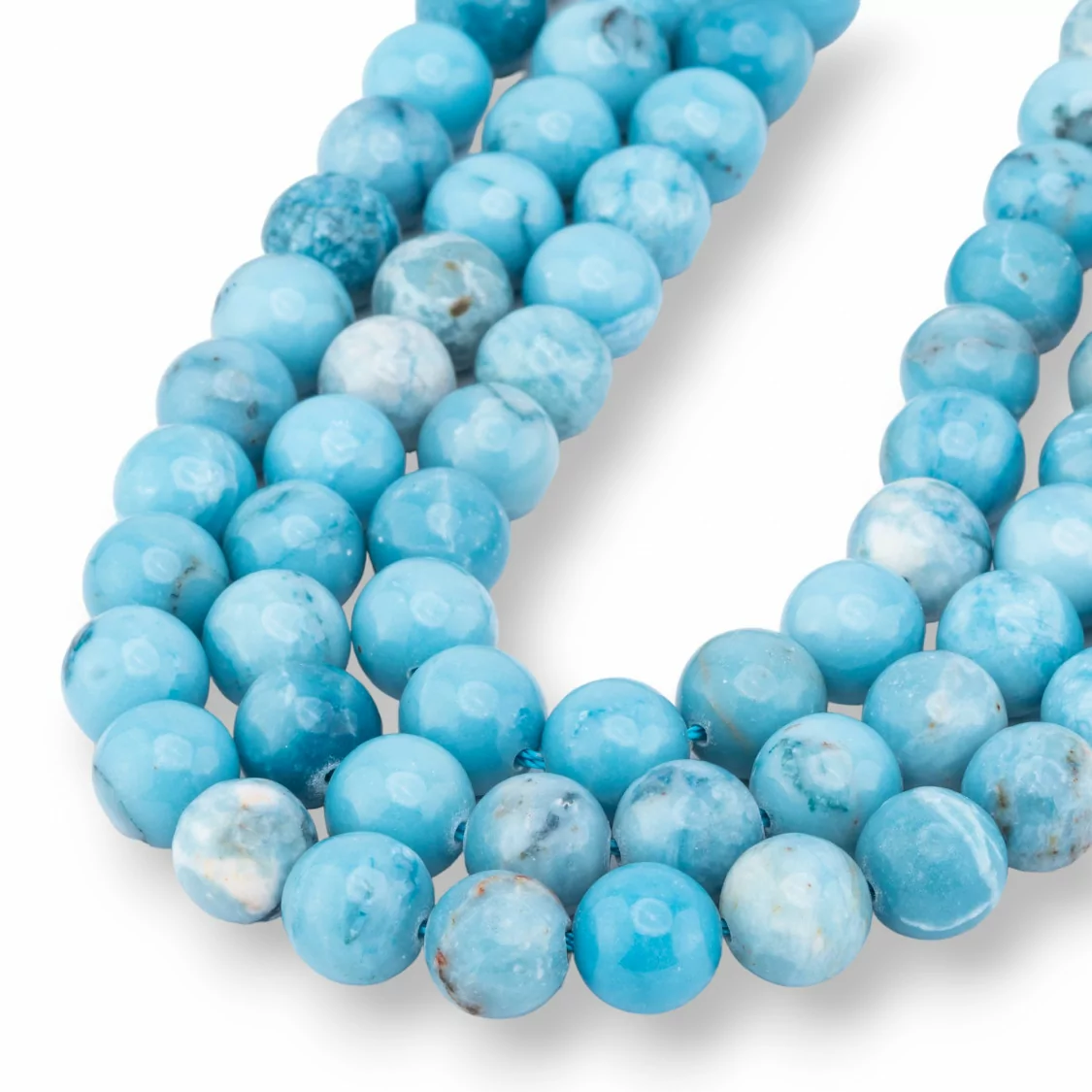 Larimar Grezza Sfera Liscia 10mm-LARIMAR | Worldofjewel.com