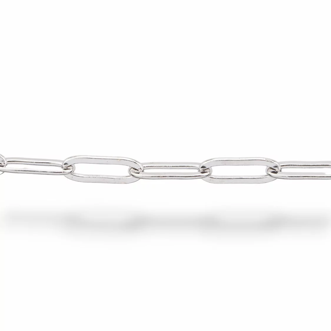 Catena A Metraggio Di Argento 925 3,3x9,1mm 1 Metro Rodiato-CATENE DI ARGENTO 925 | Worldofjewel.com