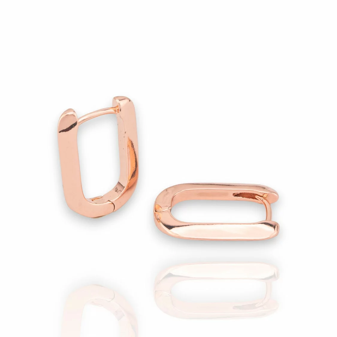 Orecchini Di Bronzo A Perno Chiuso Collezione Viviana 7 Coppie Oro Rosa-COLLEZIONE VIVIANA | Worldofjewel.com