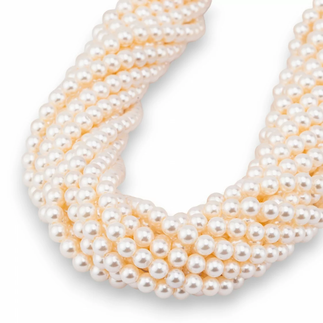 Perle di Maiorca Bianco Tono Caldo Tondo Liscio 4mm-PERLE BIANCHE | Worldofjewel.com