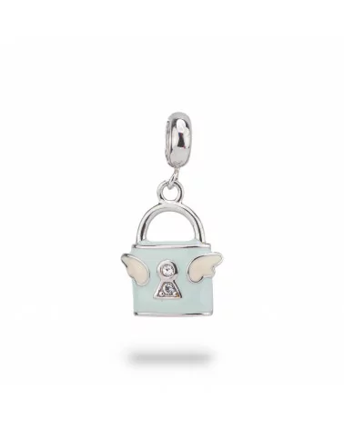 Pendenti Charms Di Argento 925 Smaltati Collezione Flora 1 pz-CHARMS COLLEZIONE FLORA | Worldofjewel.com