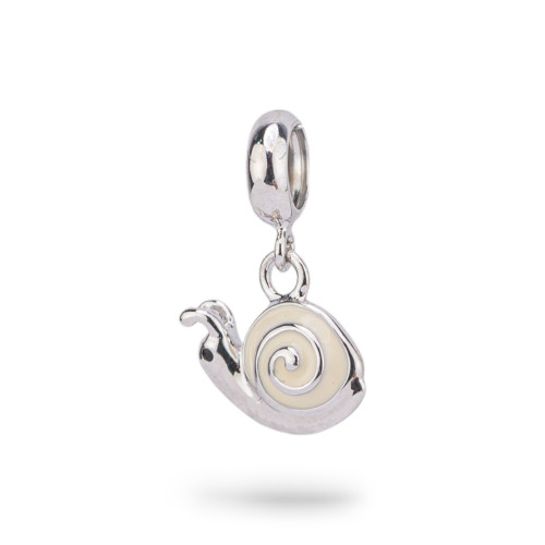 Pendenti Charms Di Argento 925 Smaltati Collezione Flora 2 pz