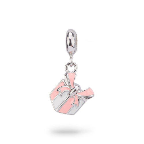 Pendenti Charms Di Argento 925 Smaltati Collezione Flora 3 pz