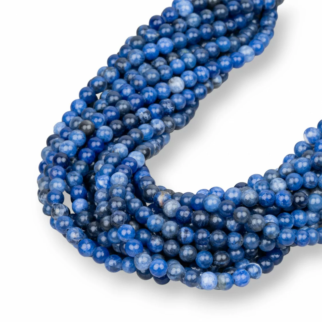 Sodalite Tondo Liscio 4mm-SODALITE | Worldofjewel.com