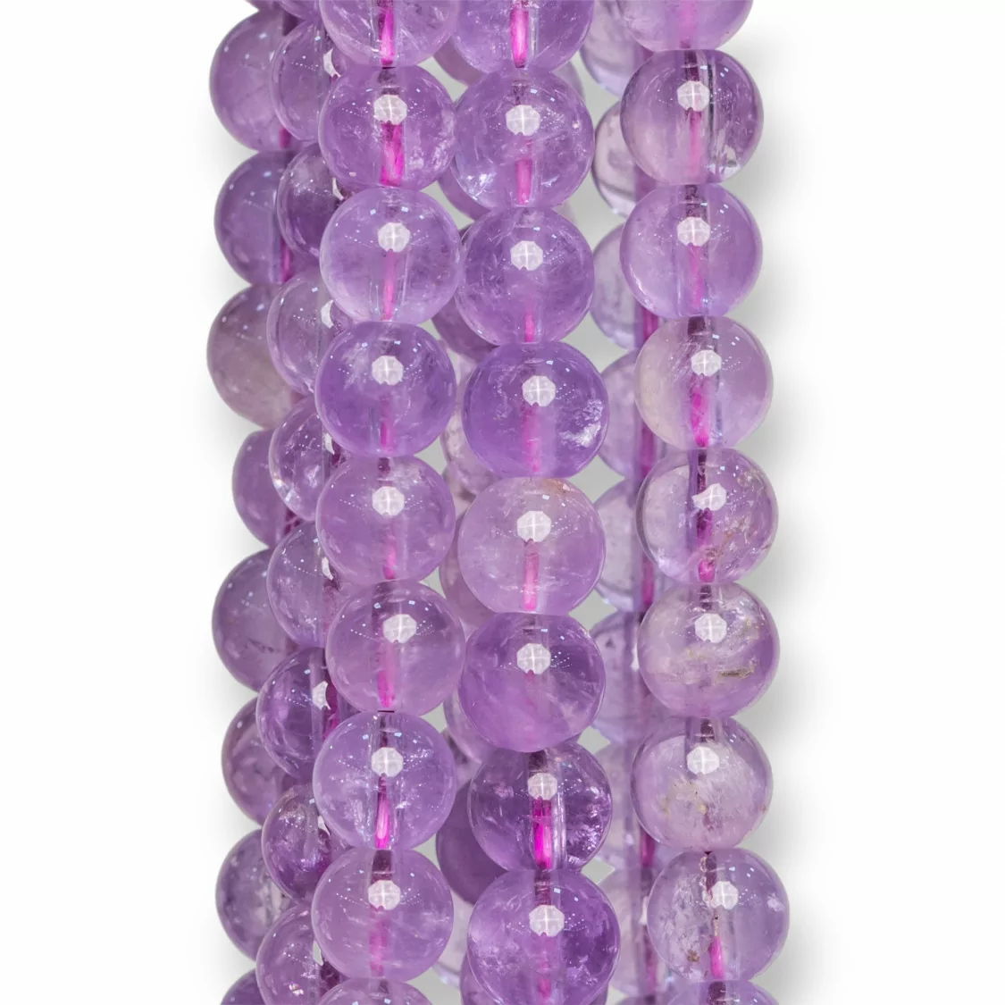 Ametista Chiaro Tondo Liscio 7mm Lavanda-AMETISTA CHIARA | Worldofjewel.com