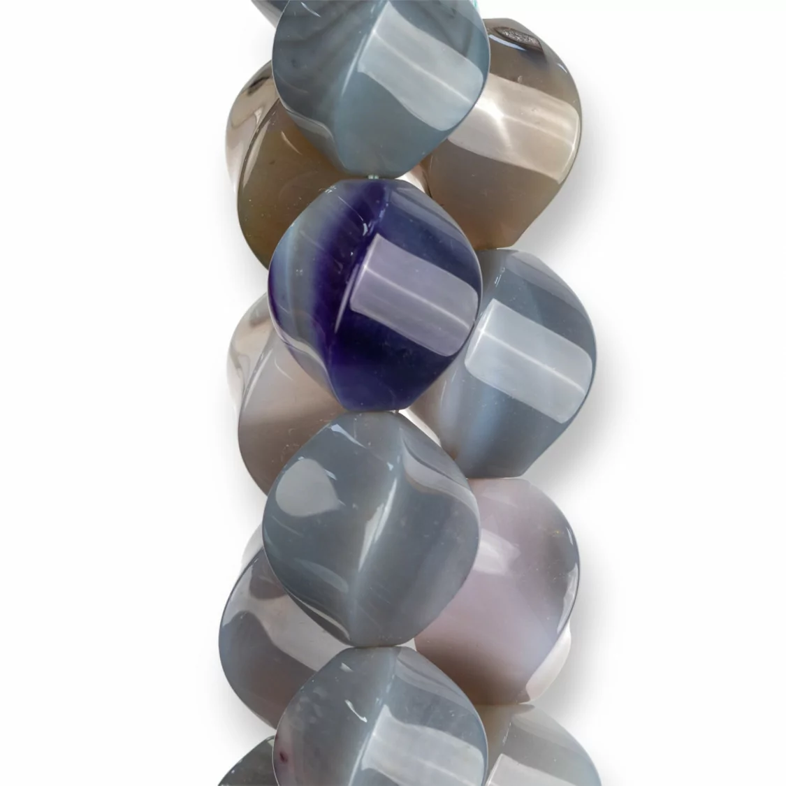 Agata Grigia Twist 25x35mm-AGATA GRIGIA | Worldofjewel.com