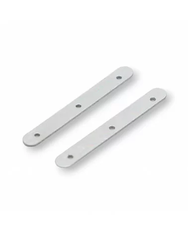 Barretta Distanziatore Di Argento 925 A 3 Fili 3x26mm 14pz Rodiato-CONNETTORI LISCI | Worldofjewel.com