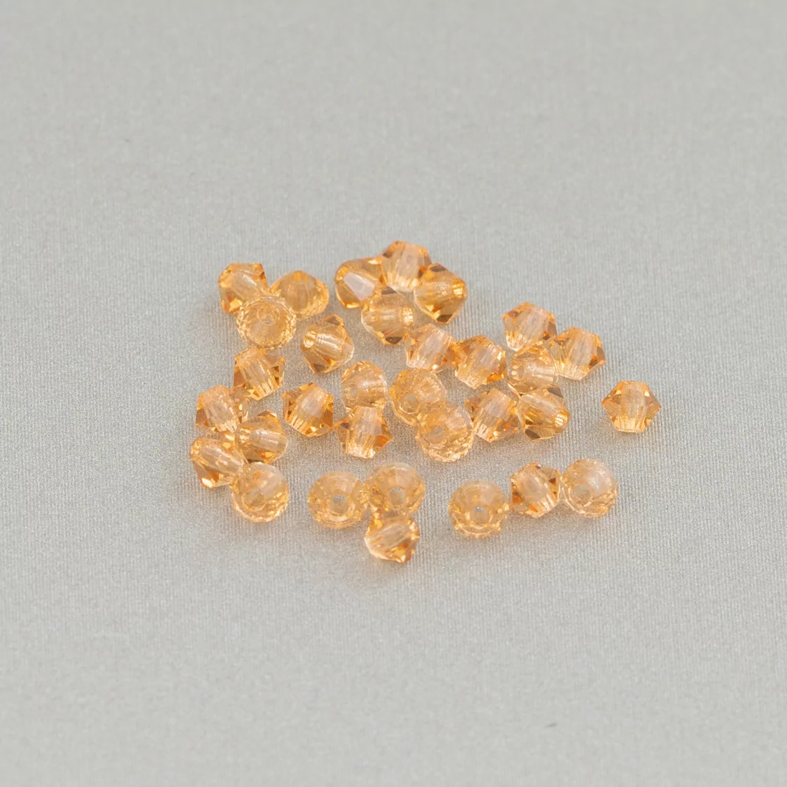 Cristalli Swarovski Bicono 3mm Marca Preciosa - 100pz - Arancio Light-CRISTALLI SWAROVSKI | Worldofjewel.com