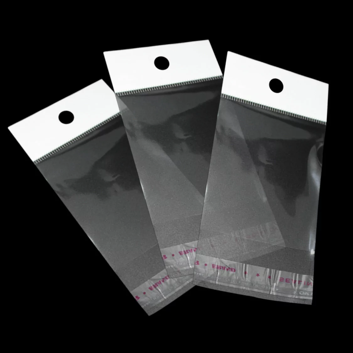 Buste di Plastica Adesive Con Foro 4x5+2,5cm 1000pz-BUSTE ADESIVE | Worldofjewel.com