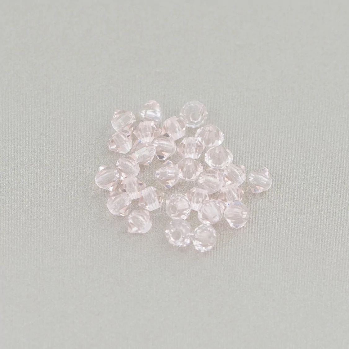 Cristalli Swarovski Bicono 3mm Marca Preciosa - 100pz - Rosa Cipria-CRISTALLI SWAROVSKI | Worldofjewel.com