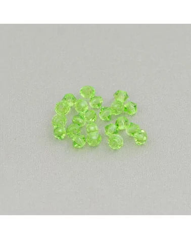 Cristalli Swarovski Bicono 3mm Marca Preciosa - 100pz - Verde-CRISTALLI SWAROVSKI | Worldofjewel.com