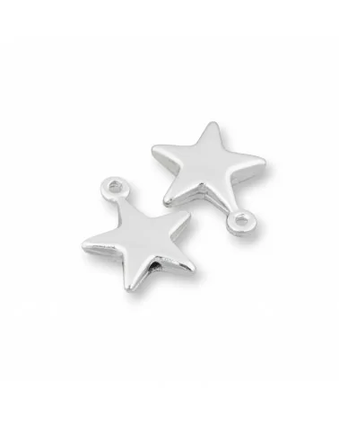 Ciondolo Pendente Di Argento 925 Stella con Anellino 13x15mm 10pz-ARGENTO 925 DESIGN ITALY | Worldofjewel.com