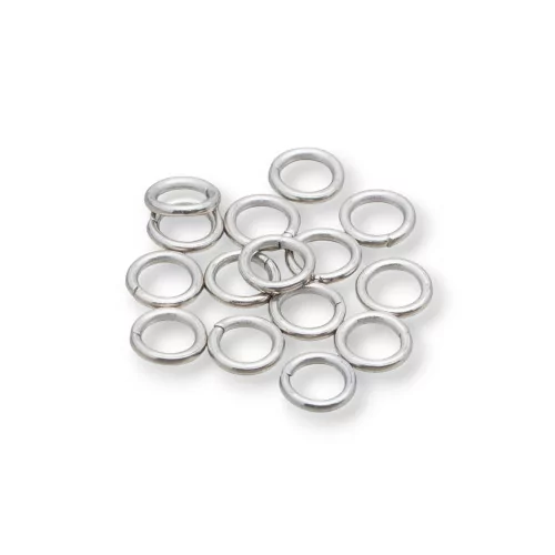 Contromaglia Anellini di Acciaio Aperto 0,8x7mm 100gr-ANELLINI APERTI | Worldofjewel.com