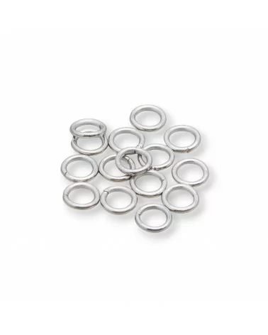 Contromaglia Anellini di Acciaio Aperto 0,8x7mm 100gr-ANELLINI APERTI | Worldofjewel.com