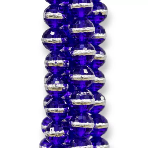 Cristalli Sfaccettati Bicolore 10mm Blu-CRISTALLI A FILO | Worldofjewel.com