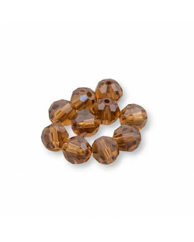 Cristalli Swarovski Sfera 6mm Marca Preciosa - 30pz - Marrone-CRISTALLI SWAROVSKI | Worldofjewel.com