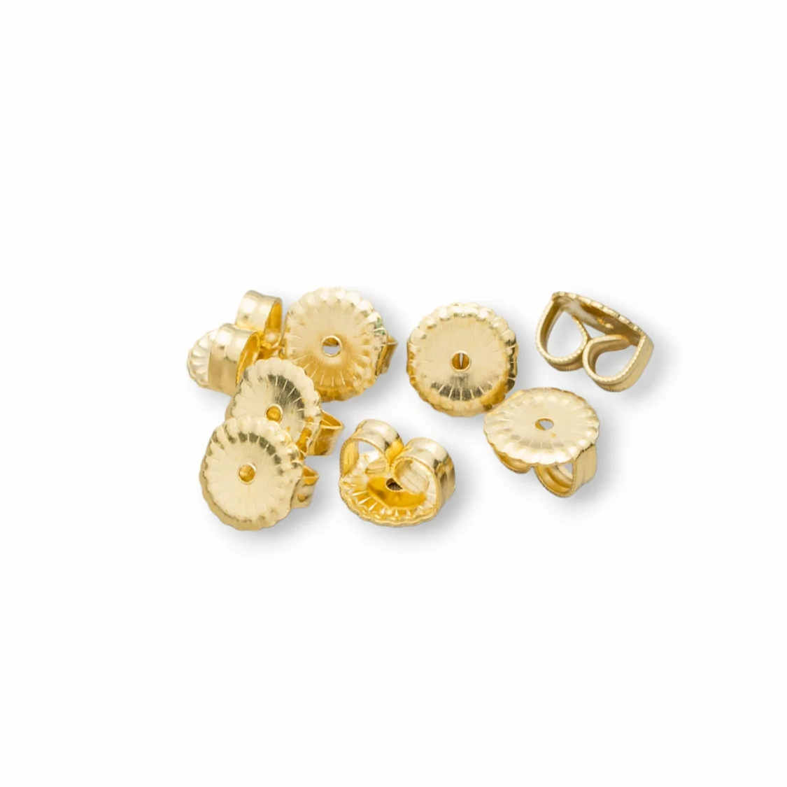 Farfalline Stoppino Per Orecchini Di Ottone 9mm 80gr Dorato-STOPPINO FARFALLE | Worldofjewel.com