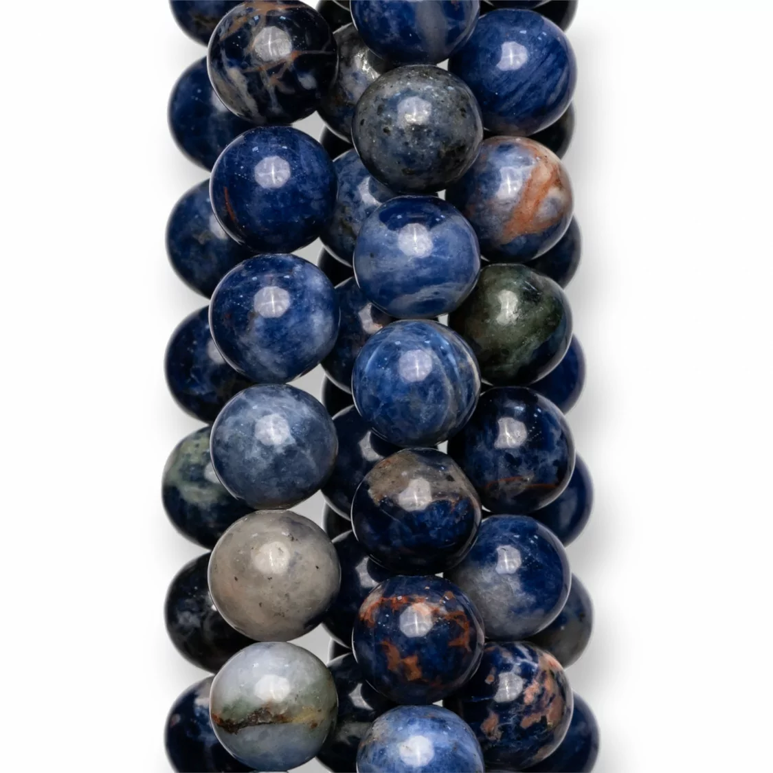 Sodalite Grezzo Tondo Liscio 10mm-SODALITE | Worldofjewel.com