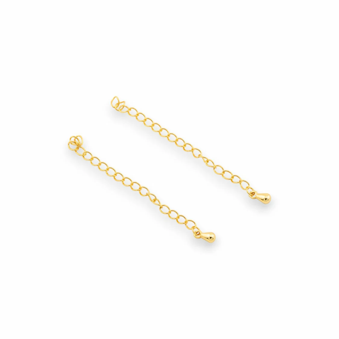 Catenina Estensione Per Collana Di Argento 925 2,5mm Lunghezza 60mm 10pz Dorato-CATENE DI ARGENTO 925 | Worldofjewel.com