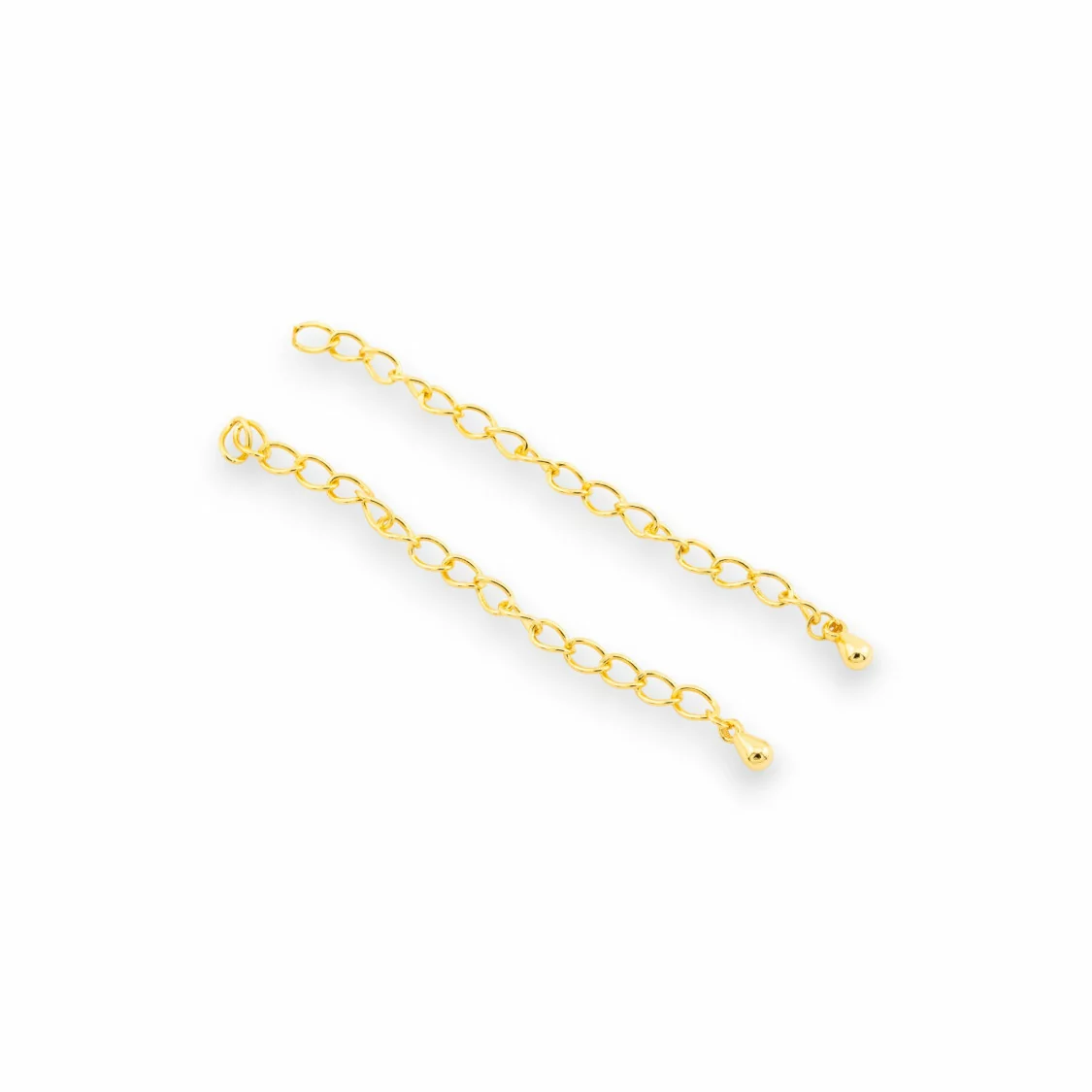 Catenina Estensione Per Collana Di Argento 925 3,5mm Lunghezza 70mm 6pz Dorato-CATENE DI ARGENTO 925 | Worldofjewel.com