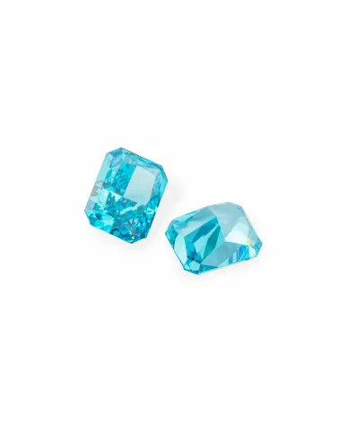 Gemma Corindone Sintetico Created Corundum Taglio Rettangolare 8x10mm 2pz Blue Topaz-PIETRE DA CASTONE E ZIRCONI | Worldofjewel.com