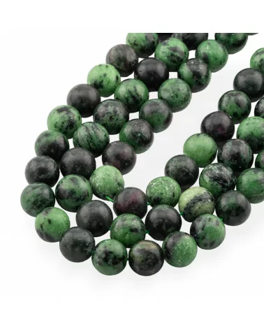 Rubizoisite Verde Tondo Liscio 12mm-RUBIZOISITE | Worldofjewel.com