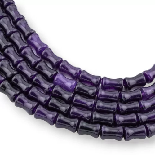 Jade Economic Line 8x12mm Tube Purple Jade