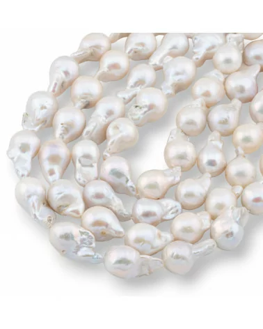 Perle Di Fiume Barocche A Goccia (NQS) 75-80gr Bianco-PERLE BAROCCHE | Worldofjewel.com