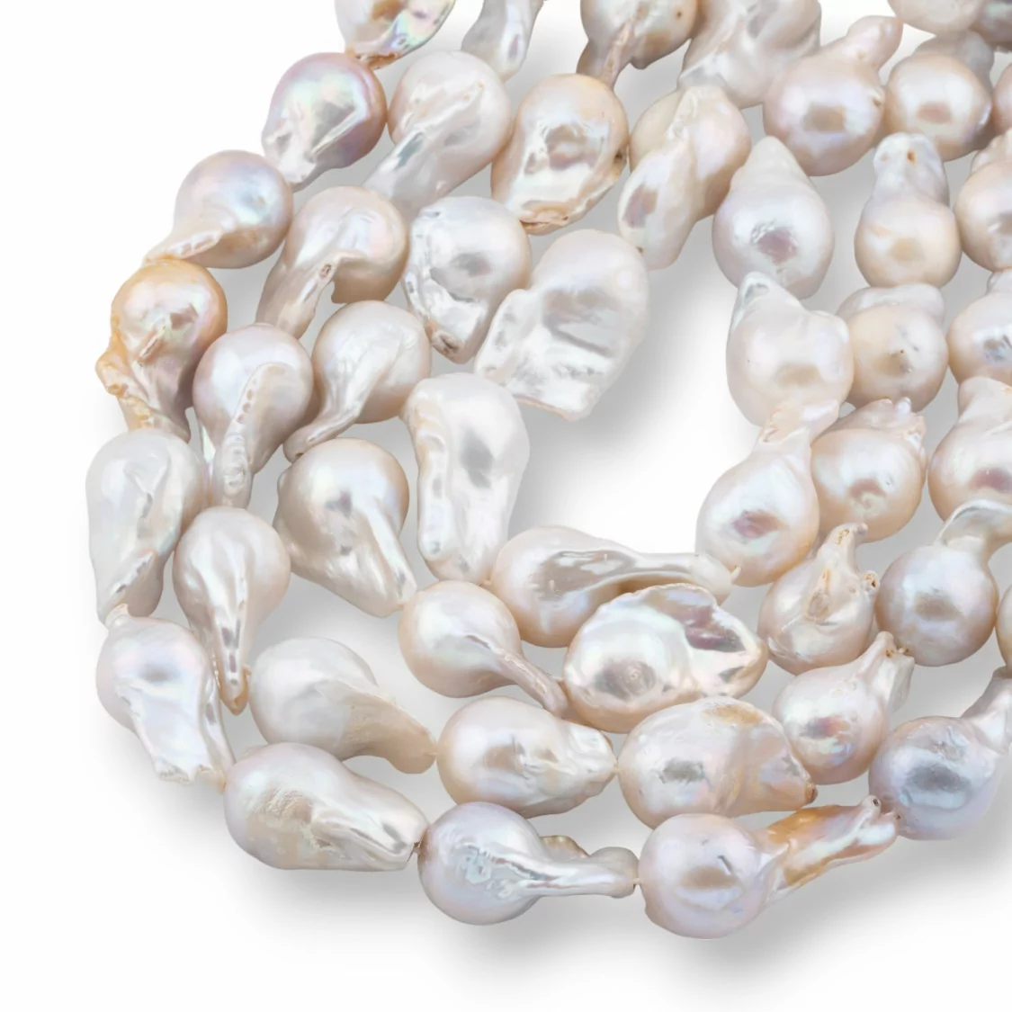 Perle Di Fiume Barocche A Goccia (NWE) 60-65gr Bianco-PERLE BAROCCHE | Worldofjewel.com