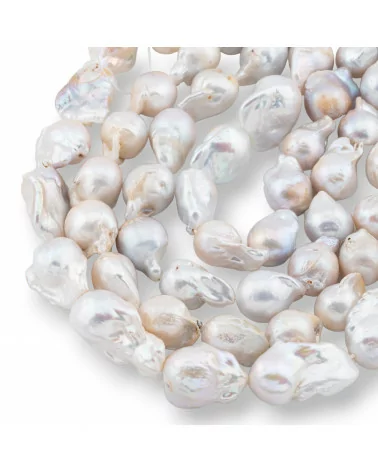 Perle Di Fiume Barocche A Goccia (NWE) 75-80gr Bianco-PERLE BAROCCHE | Worldofjewel.com